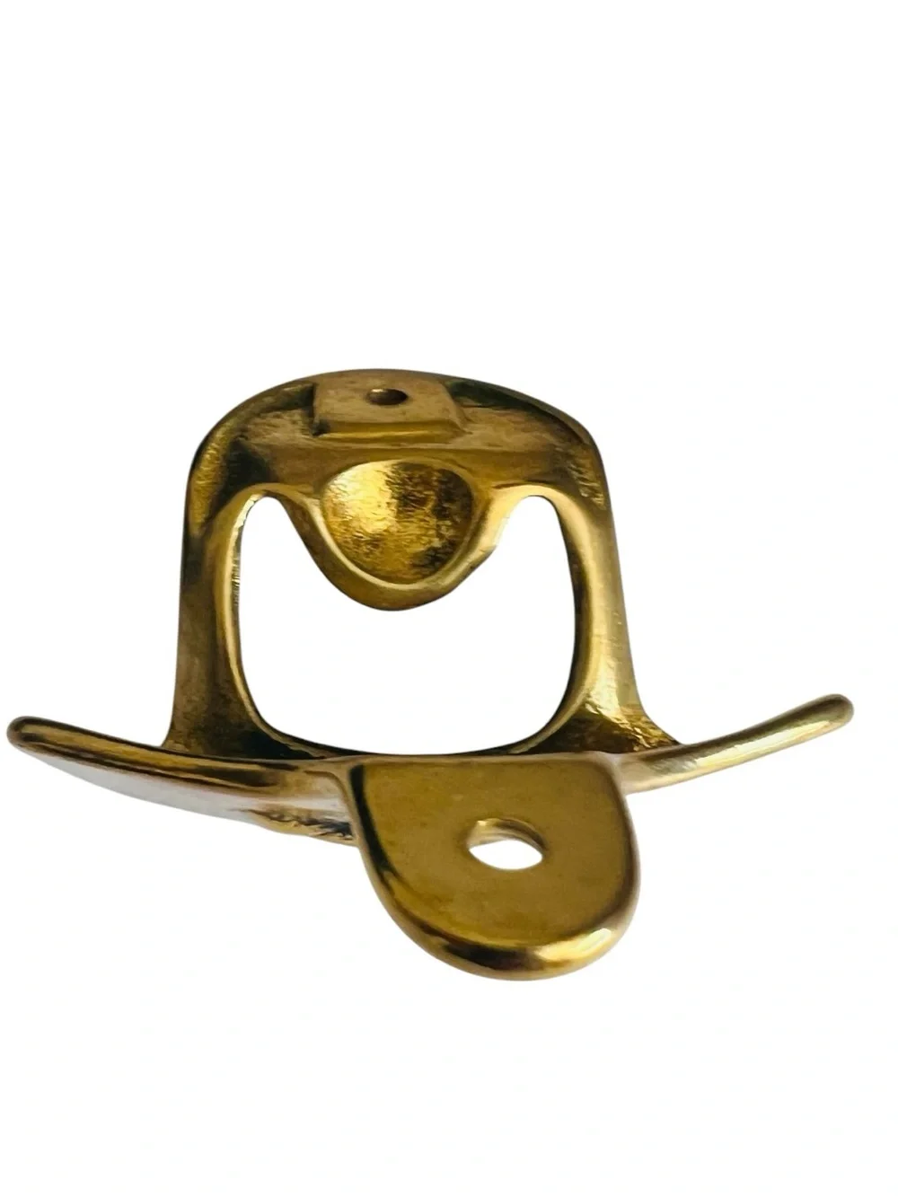 WEST MARINE Nautical Brass Bulkhead Bottle Opener